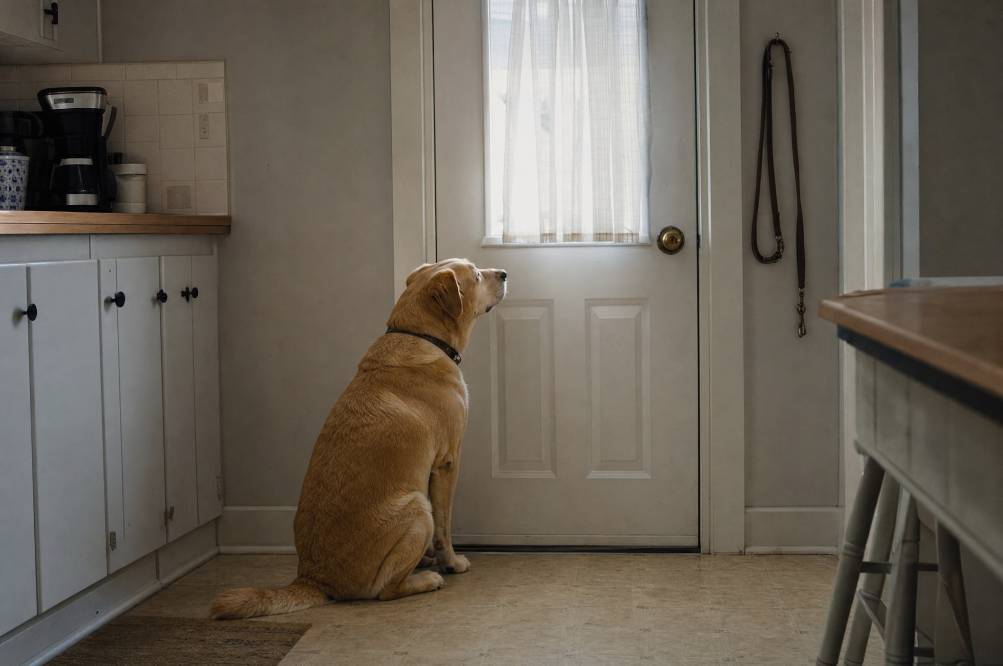He never complained. He just sat there and waited. Illustrative photo.